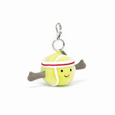 Jellycat Amuseables Sports Tennis Bag Charm New Zealand | XJPUE2547